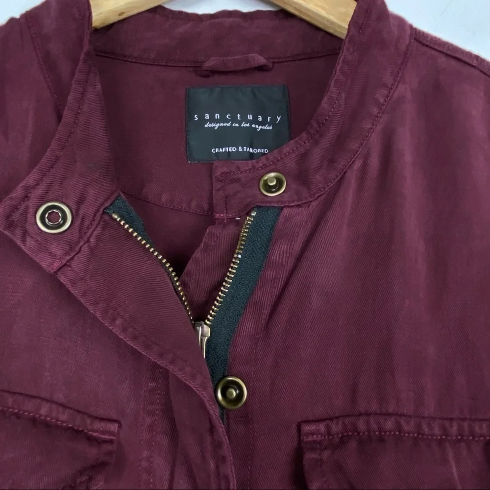 SANCTUARY Roy Frayed Surplus Jacket